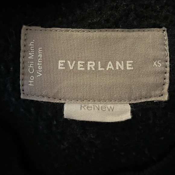Everlane ReNew Fleece Raglan Sweatshirt Women’s Size Extra Small - Picture 6 of 7
